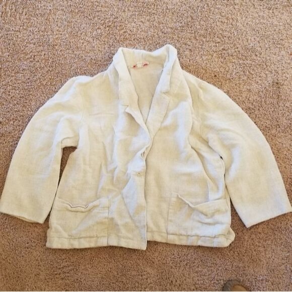 4 Shirts Blouses Tops Linen Button Up Cotton Women's WOMAN'S Size Extra Large - Picture 4 of 10